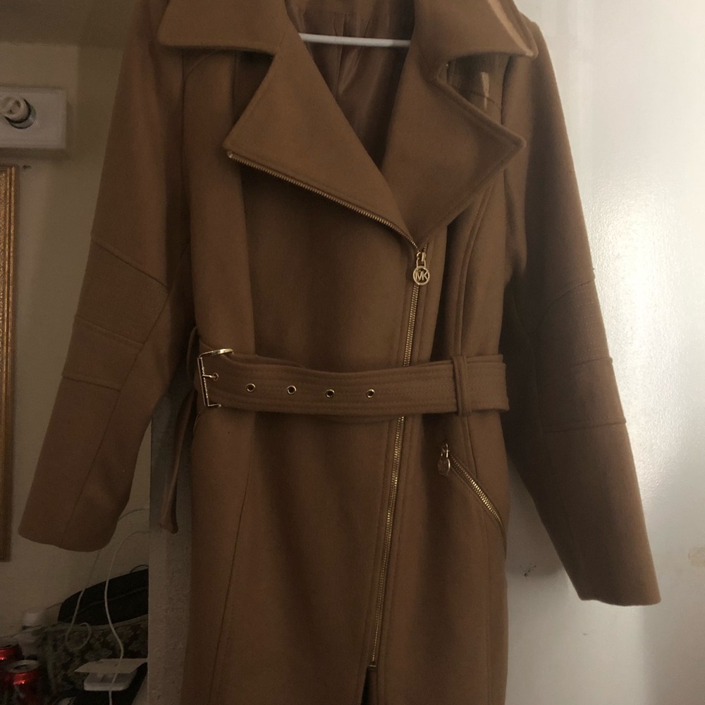 Michael Kors Asymmetrical Walker Coat - Picture 2 of 5